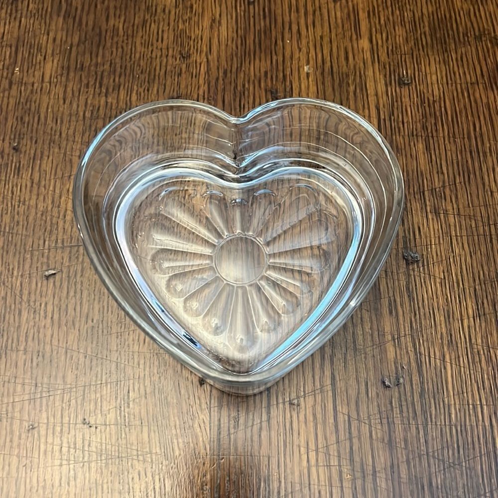 Valentine's Day Heart Shaped‎ Glass Bowl | Brand New